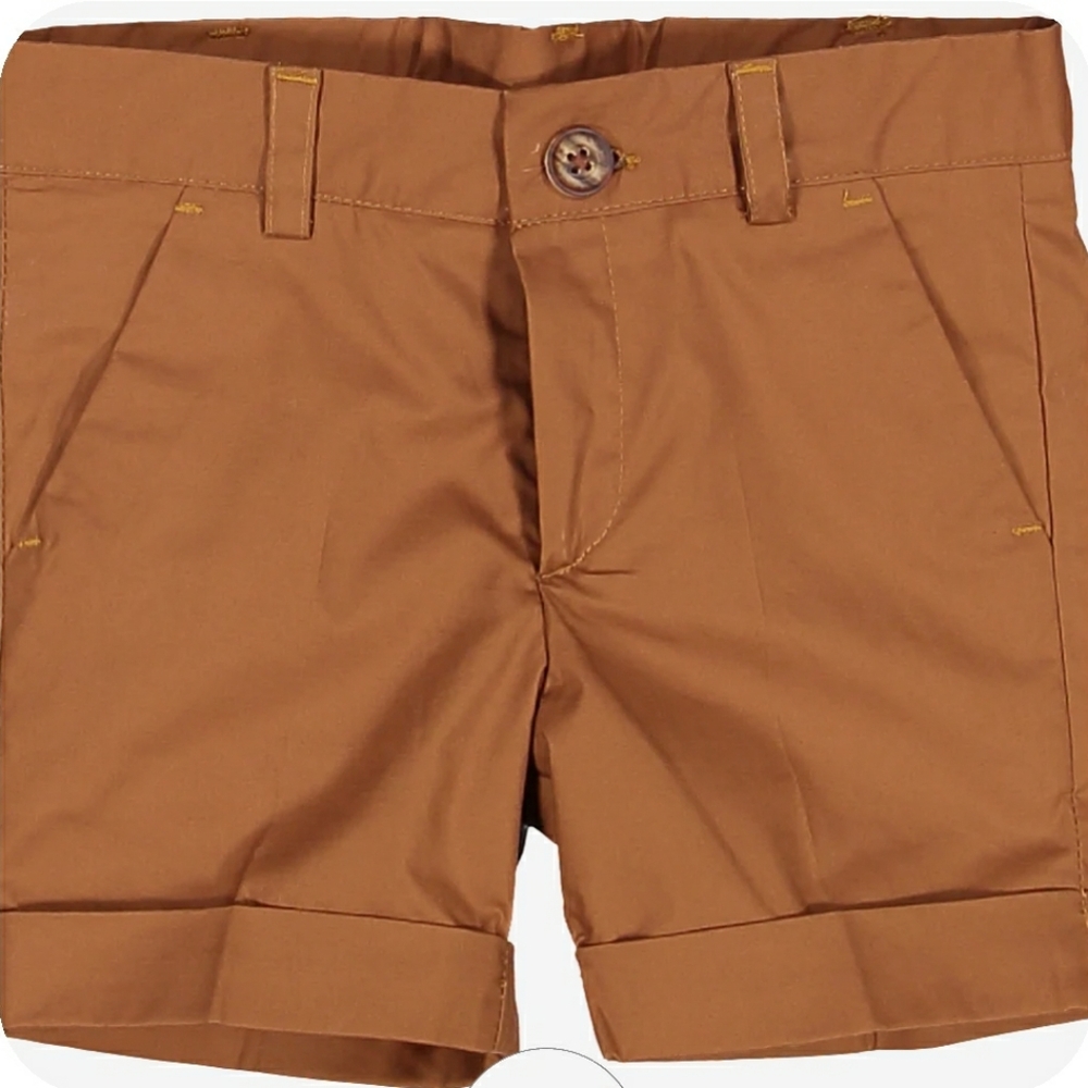 MANUELLA & FRANK Tobacco Dress Shorts Sz 3/4